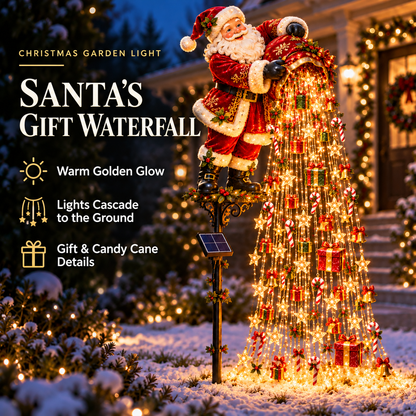 🎄 Christmas Starlight Cascade – Solar LED Garden Stake Lights