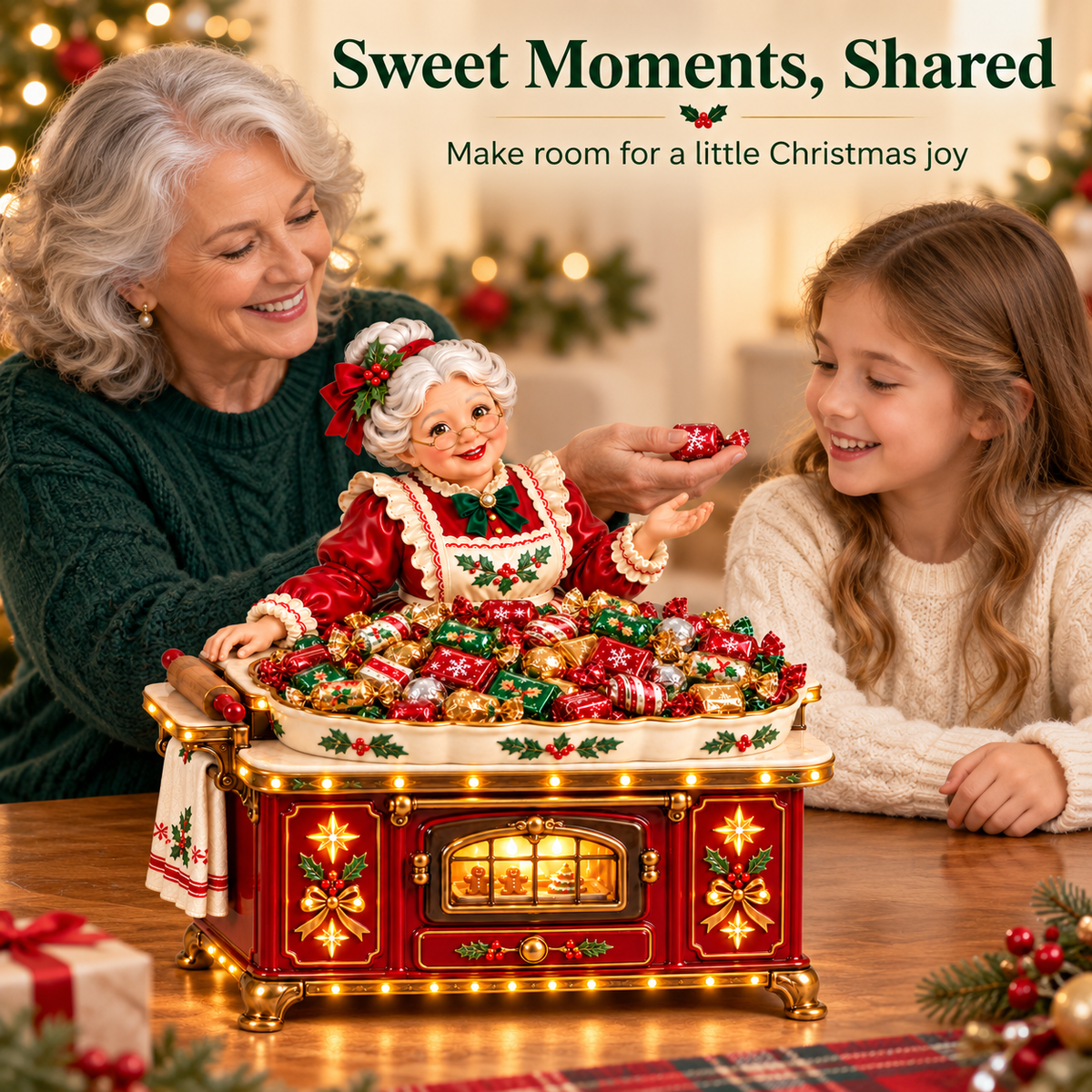 🎄 Light-Up Christmas Candy Bowl – Charming Holiday Tabletop Decor ✨Free Shipping