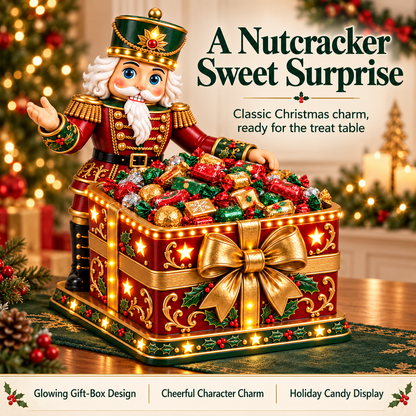 🎄 Light-Up Christmas Candy Bowl – Charming Holiday Tabletop Decor ✨Free Shipping