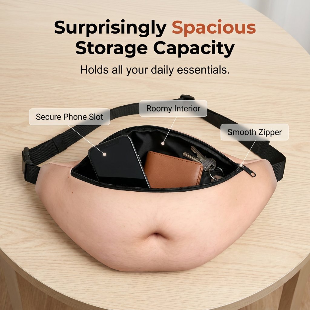 Fanny Pack & 3D Beer Belly Waist Pack