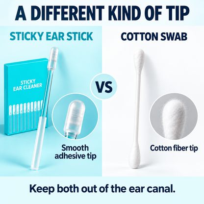 ✨ Sticky Ear Cleaning Sticks – Simple Outer-Ear Care, One Fresh Stick at a Time | 24-Pack