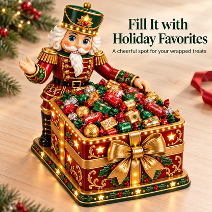 🎄 Light-Up Christmas Candy Bowl – Charming Holiday Tabletop Decor ✨Free Shipping