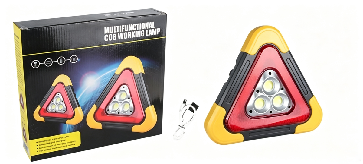 🥳2026 HOT SALE🥳💞50K+ SOLD!💥☀️🚨 Don‘t Just Warn, Be Prepared. 3-in-1 Emergency Tool – Light, Charger, Safety. Half Price! 💡📱
