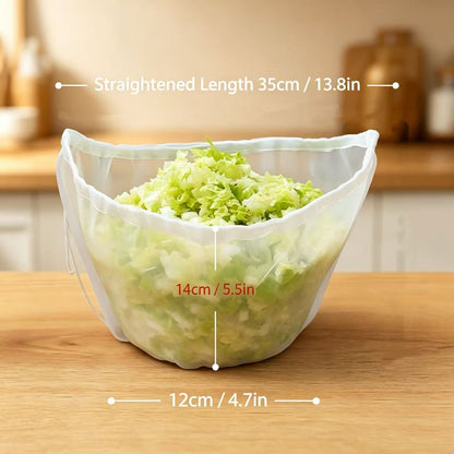 Bowl-Shaped Nylon Nut Milk Bag, Reusable Strainer Bags（3Pcs）