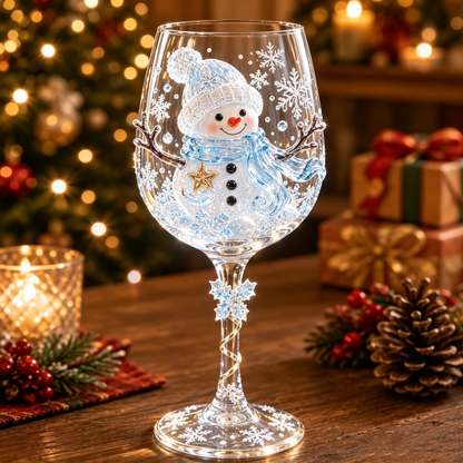 ⏰Last day 50% OFF 🍷Christmas 3D Wine Glass Collection Gift Box Set🎄