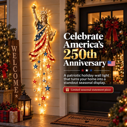 🗽 Liberty 250 Starfall™ – Celebrate America’s 250th With a Glowing Patriotic Wall Display