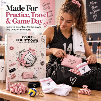 ✨Last Day 50% OFF✨🏐 Court Countdown™ – 24 Days of Volleyball Christmas Surprises