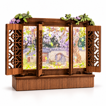 Secret Garden Window™ – Lighted Fridge Magnet with Moving Liquid