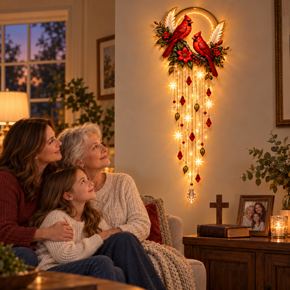 ✨️🐦Heavenly Cardinal Remembrance Light™|More than a wall light—a gentle reminder that love never truly leaves home