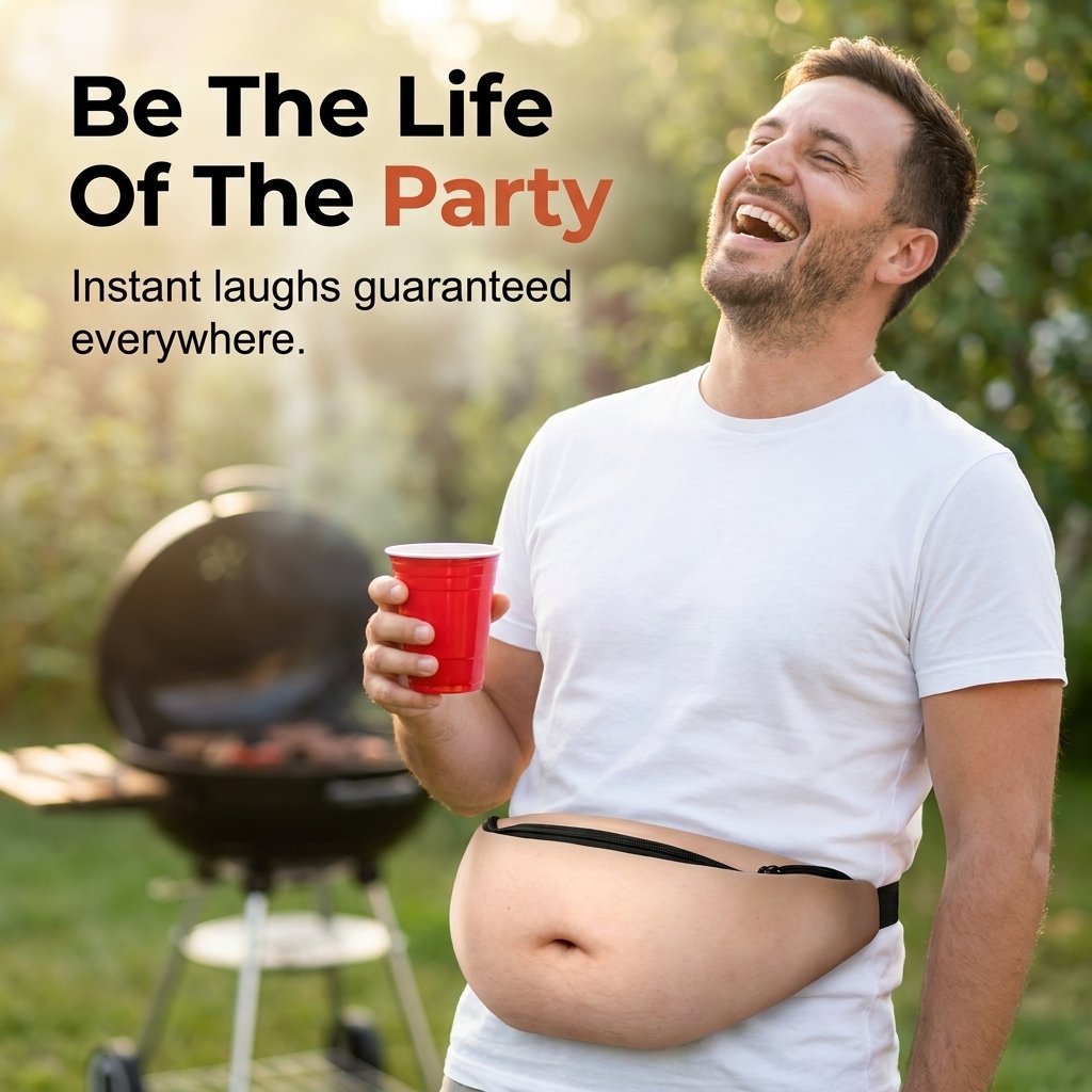 Fanny Pack & 3D Beer Belly Waist Pack