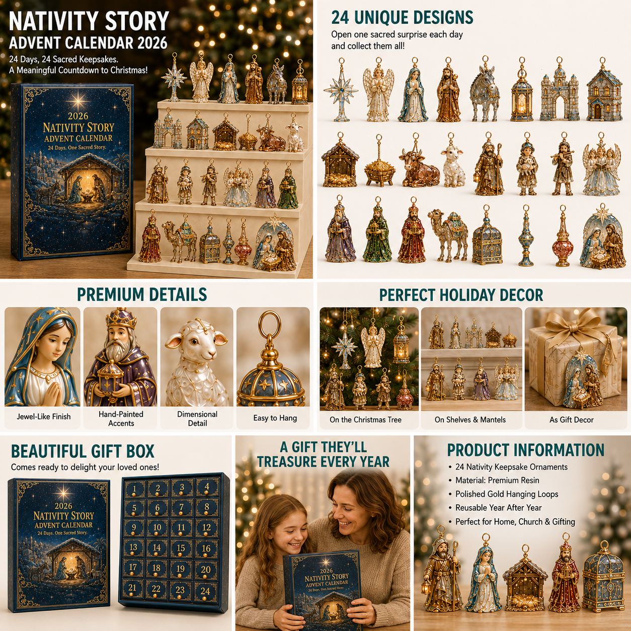 🔥 Limited anniversary edition✨⏰24 Days of Faith & Family Tradition ✨49% OFF!🔥2026 Advent Calendar: The Coming of Jesus