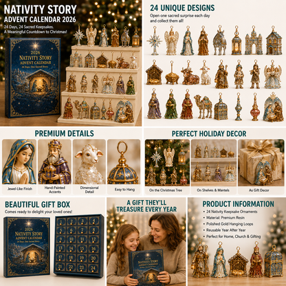 🔥 Limited anniversary edition✨⏰24 Days of Faith & Family Tradition ✨49% OFF!🔥2026 Advent Calendar: The Coming of Jesus