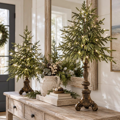 🔥Last Day 50% Off🔥Vintage Lighted Norfolk Pine Trees