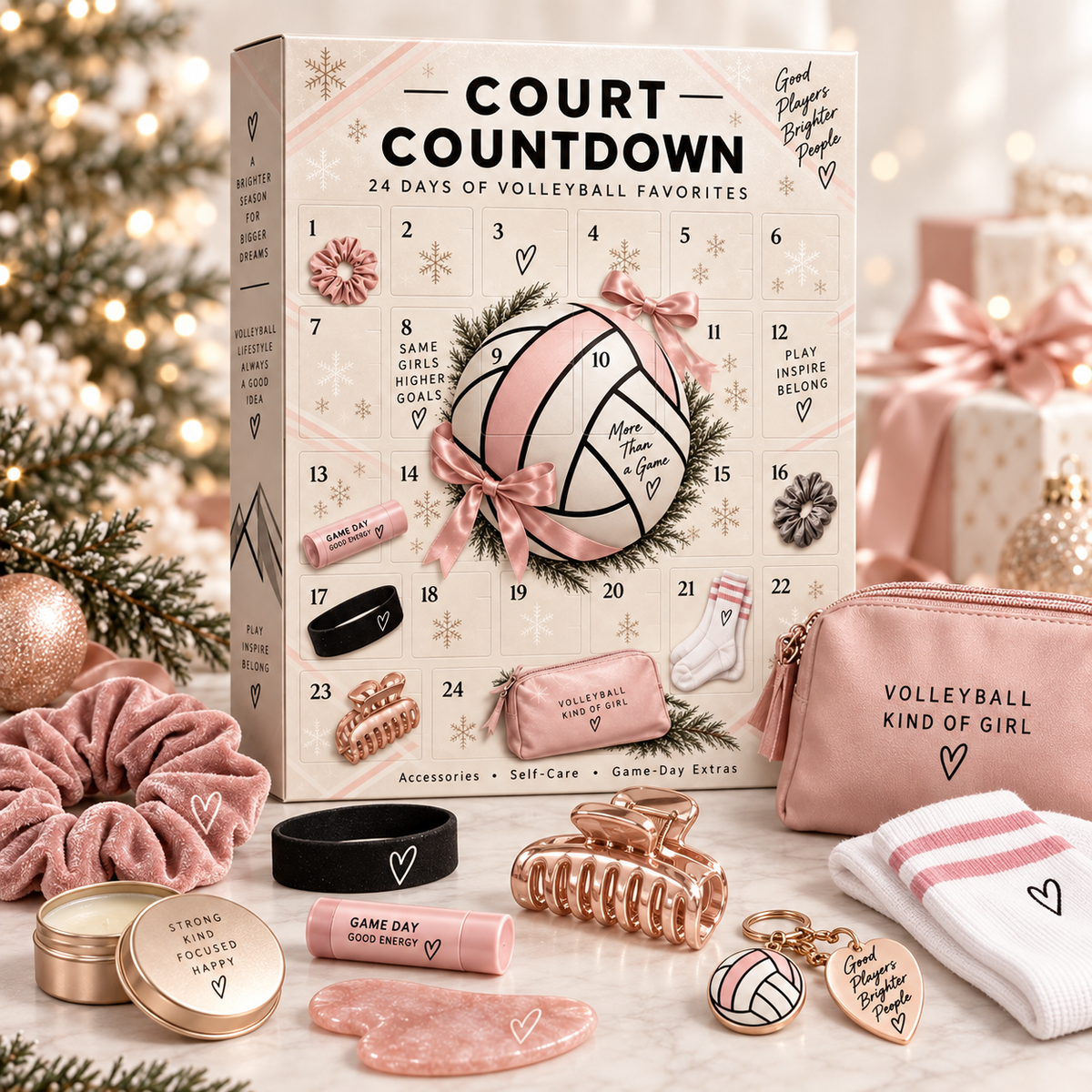 ✨Last Day 50% OFF✨🏐 Court Countdown™ – 24 Days of Volleyball Christmas Surprises
