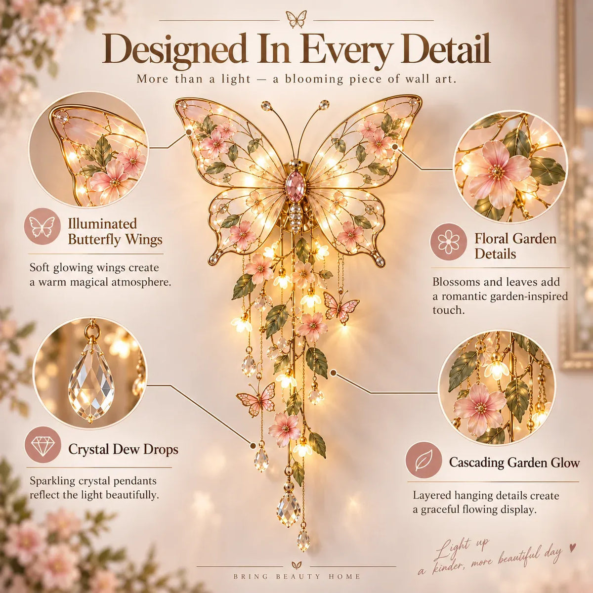 🔥Last Day 49%-🦋Butterfly Garden Light