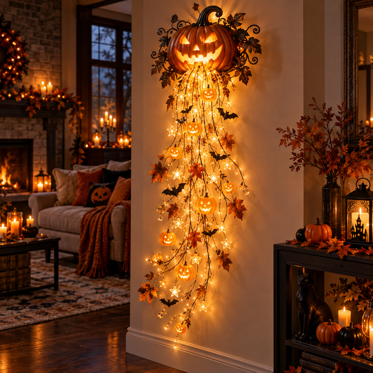 ✨Last Day 49% OFF✨Elegant Halloween Cascade Wall Light Collection
