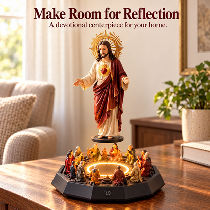 🔥last Day 49% Off🔥- Floating Christ With Led Lighting – A Symbol Of Faith That Enchants