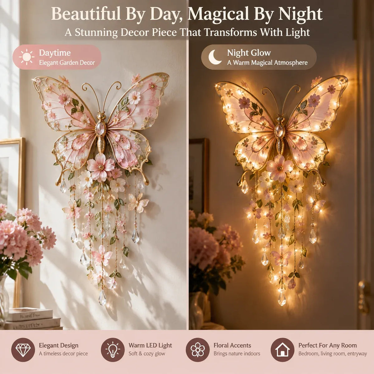 🔥Last Day 49%-🦋Butterfly Garden Light