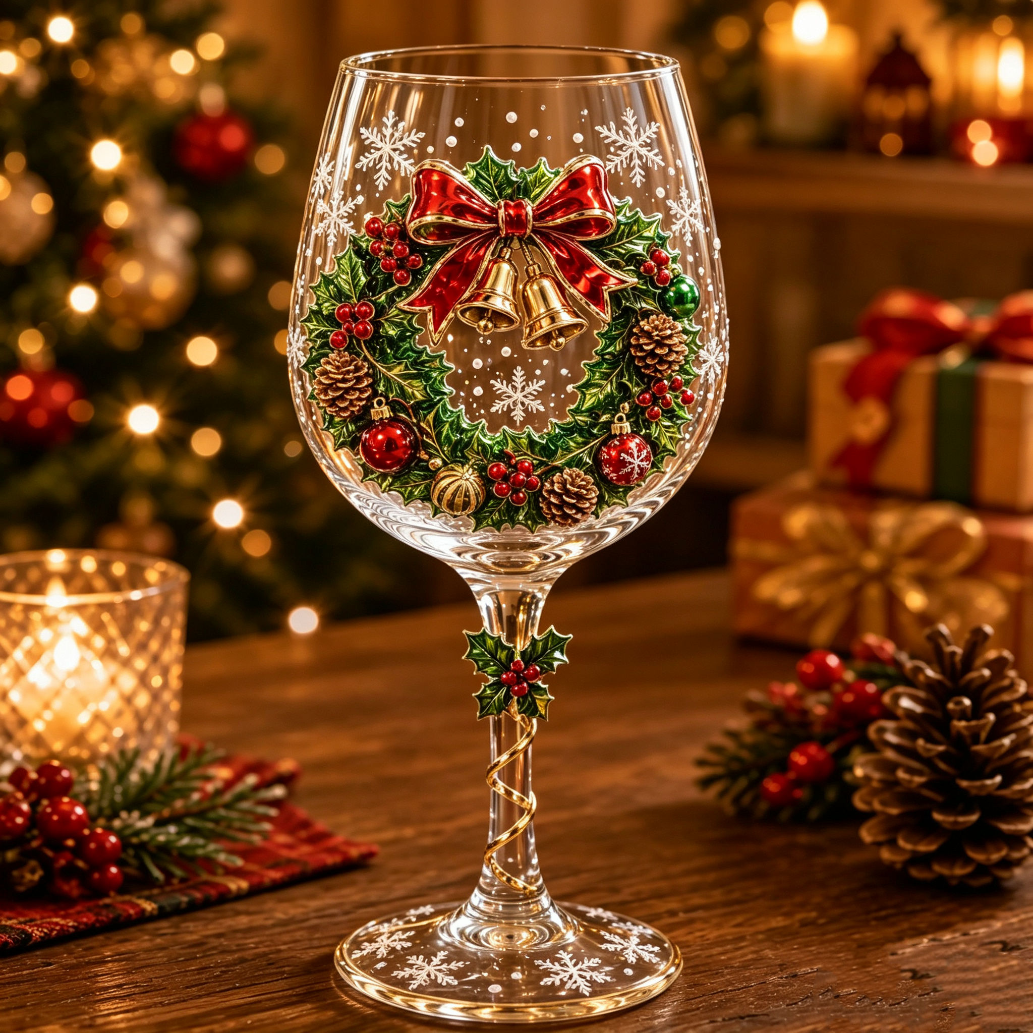 ⏰Last day 50% OFF 🍷Christmas 3D Wine Glass Collection Gift Box Set🎄