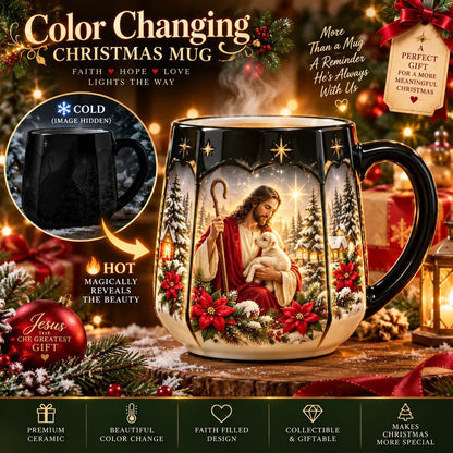 🎄Christmas Magic Color-Changing Mug – Heat Reveal Holiday Gift