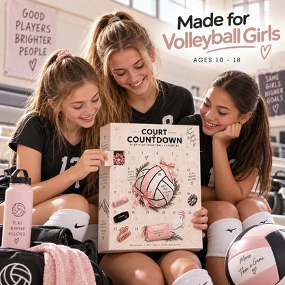 ✨Last Day 50% OFF✨🏐 Court Countdown™ – 24 Days of Volleyball Christmas Surprises