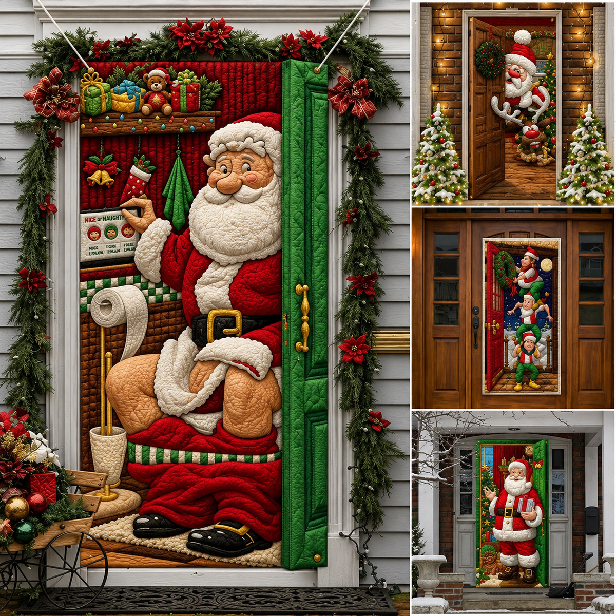 🌟Last day 50% OFF🌟2026 3D Christmas front door decoration