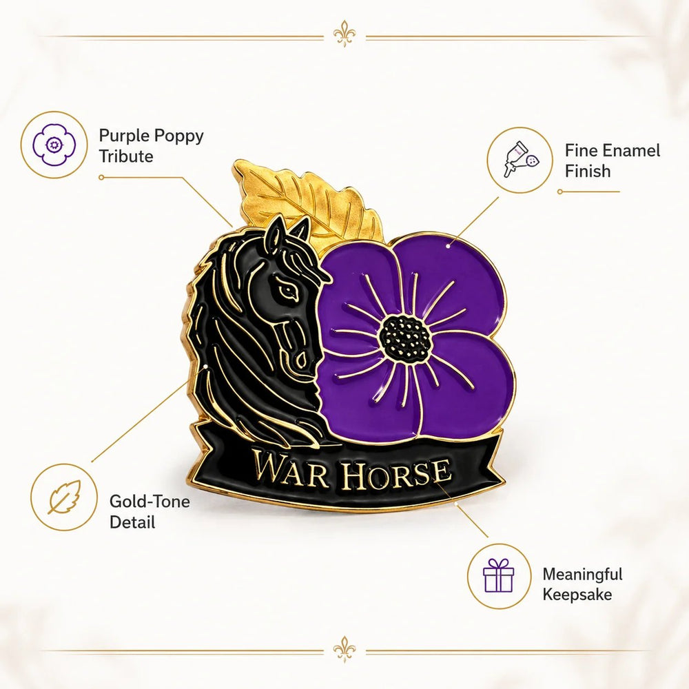 War Horse Remembrance brooch design