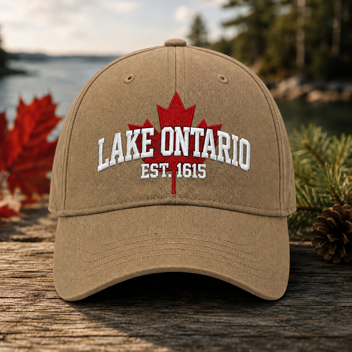 🔥LAST DAY 50% OFF - 🍁Lake Ontario Forever – Heritage Embroidered Cap