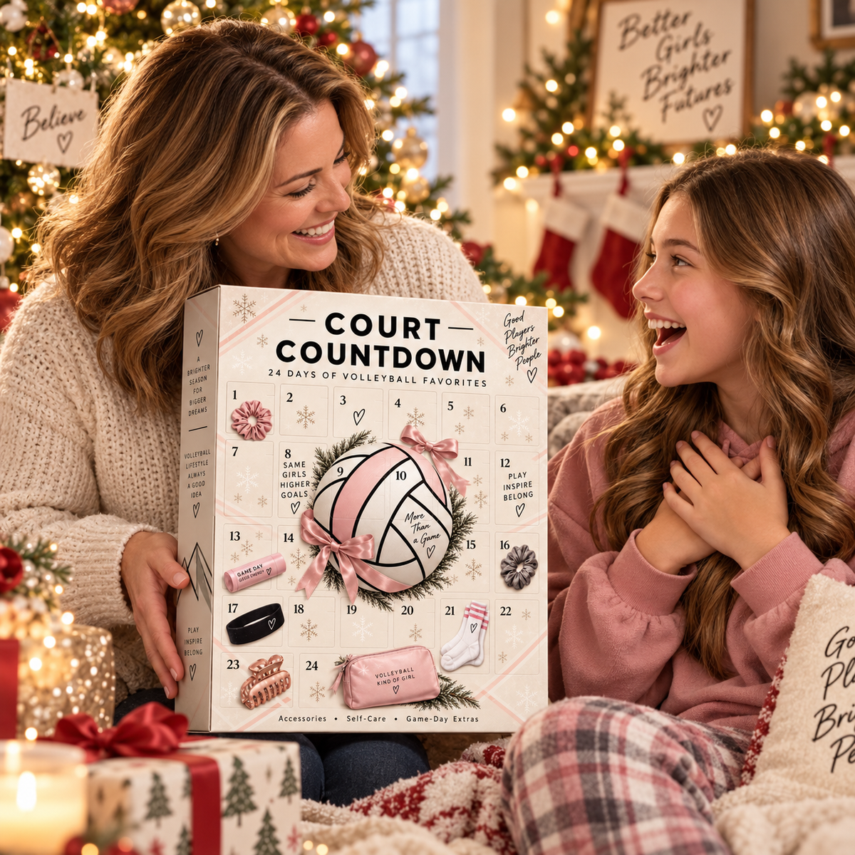 ✨Last Day 50% OFF✨🏐 Court Countdown™ – 24 Days of Volleyball Christmas Surprises