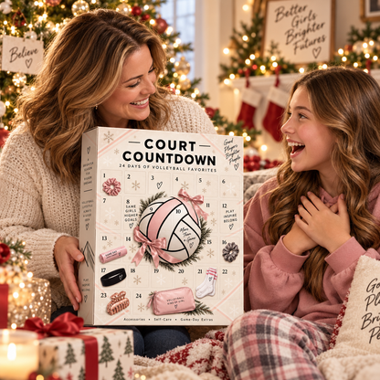✨Last Day 50% OFF✨🏐 Court Countdown™ – 24 Days of Volleyball Christmas Surprises
