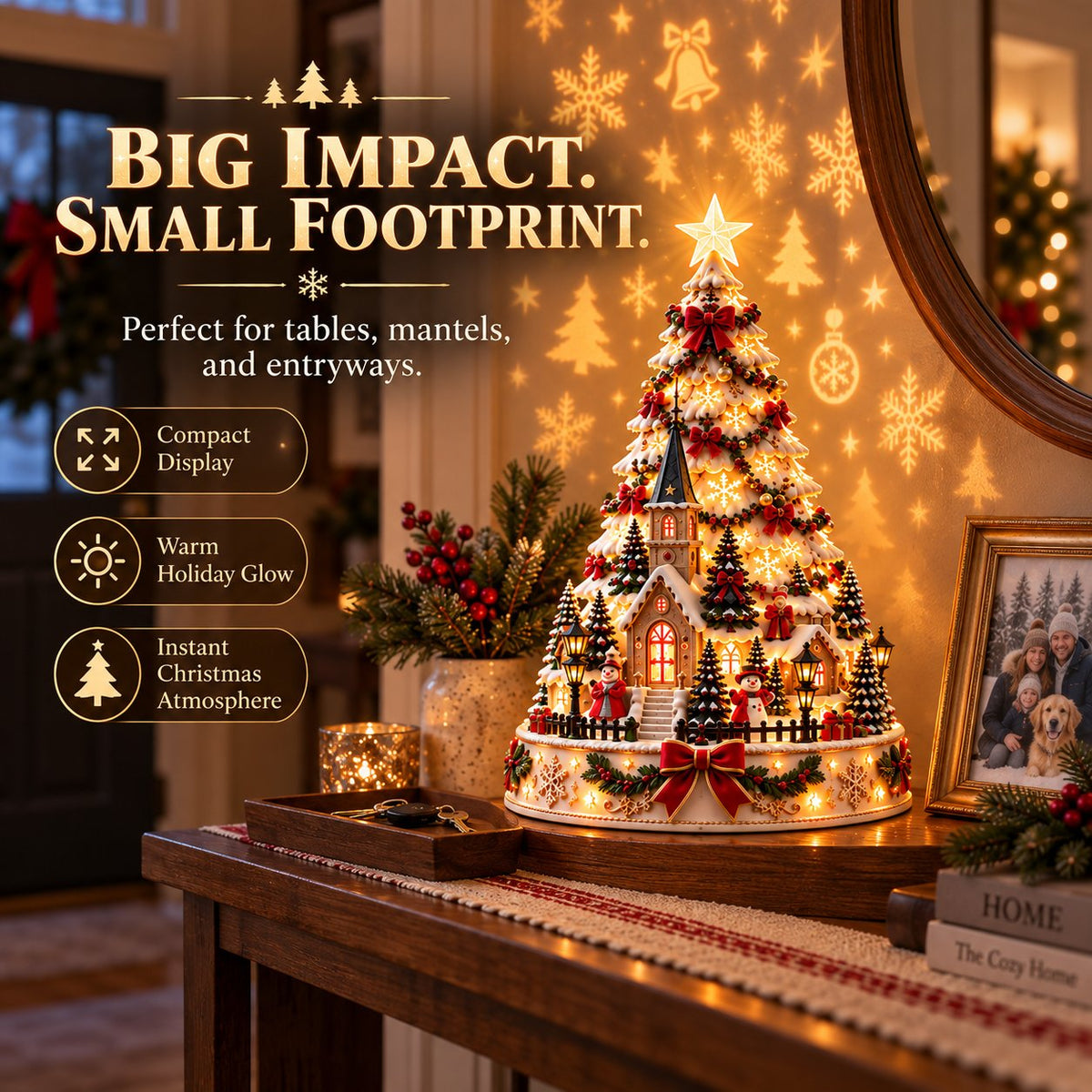 ✨️Christmas Hot Sale🎄Zavrlysell™ Christmas Village Lightscape Tree