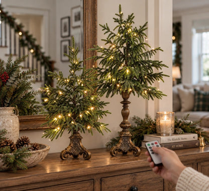 🔥Last Day 50% Off🔥Vintage Lighted Norfolk Pine Trees