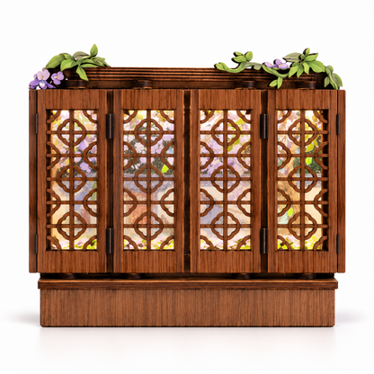 Secret Garden Window™ – Lighted Fridge Magnet with Moving Liquid