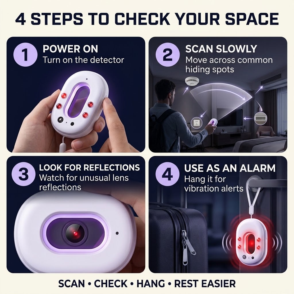 Hidden Camera Detector For Safer Travel