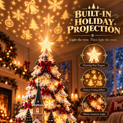 ✨️Christmas Hot Sale🎄Zavrlysell™ Christmas Village Lightscape Tree