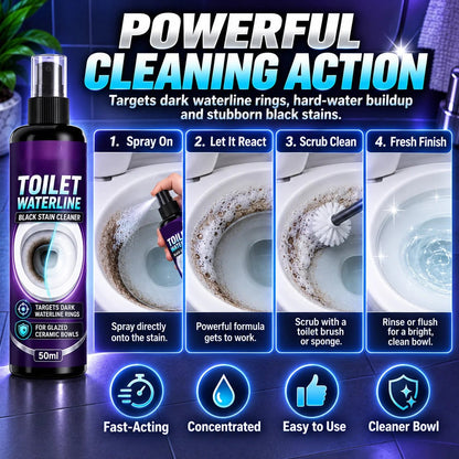 🥳2026 HOT SALE🚽🌟 Waterline Cleaner – concentrated blue gel clings to vertical stains✅