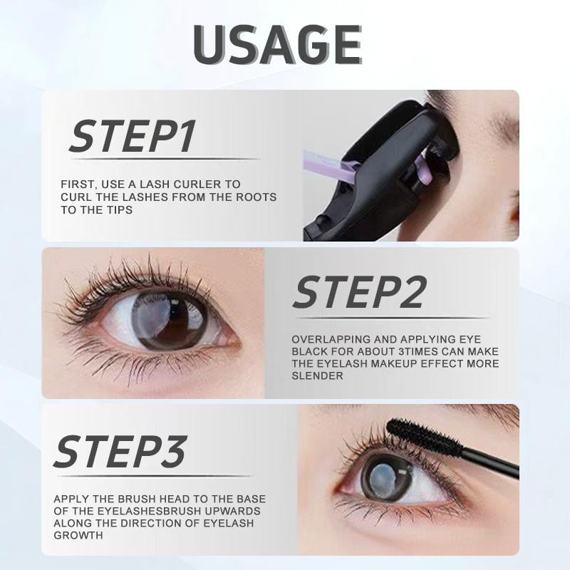 Waterproof Mascara for Long-Lasting 24-Hour Thick & Well-Defined Lashes
