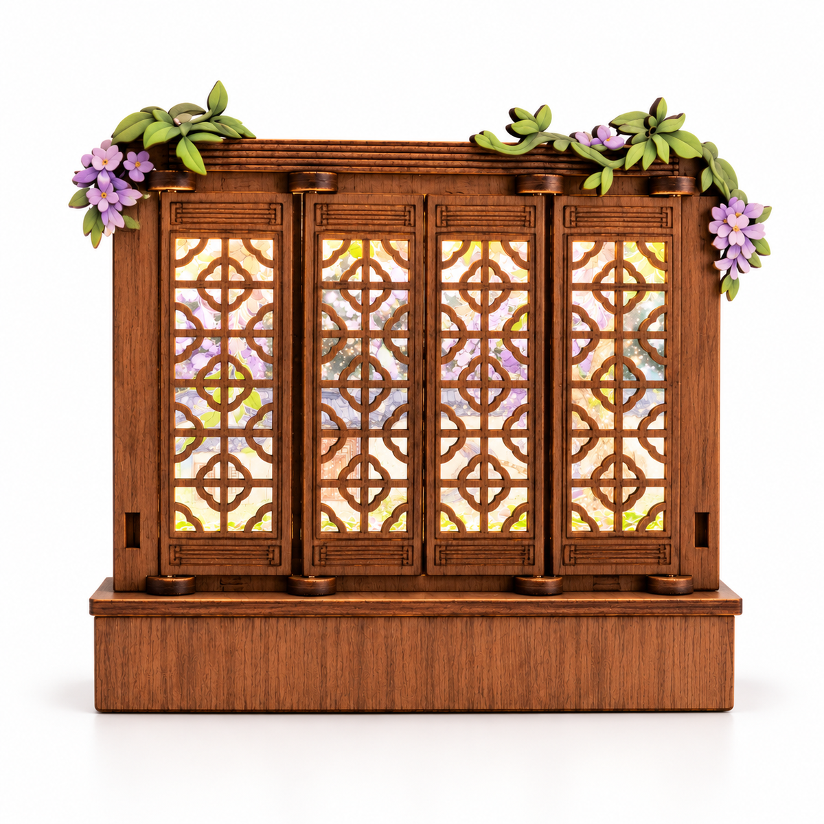 Secret Garden Window™ – Lighted Fridge Magnet with Moving Liquid