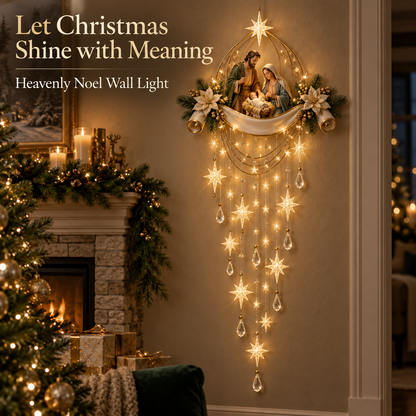 Heavenly Noel Starfall Nativity Wall Light – Bring the Heart of Christmas Home