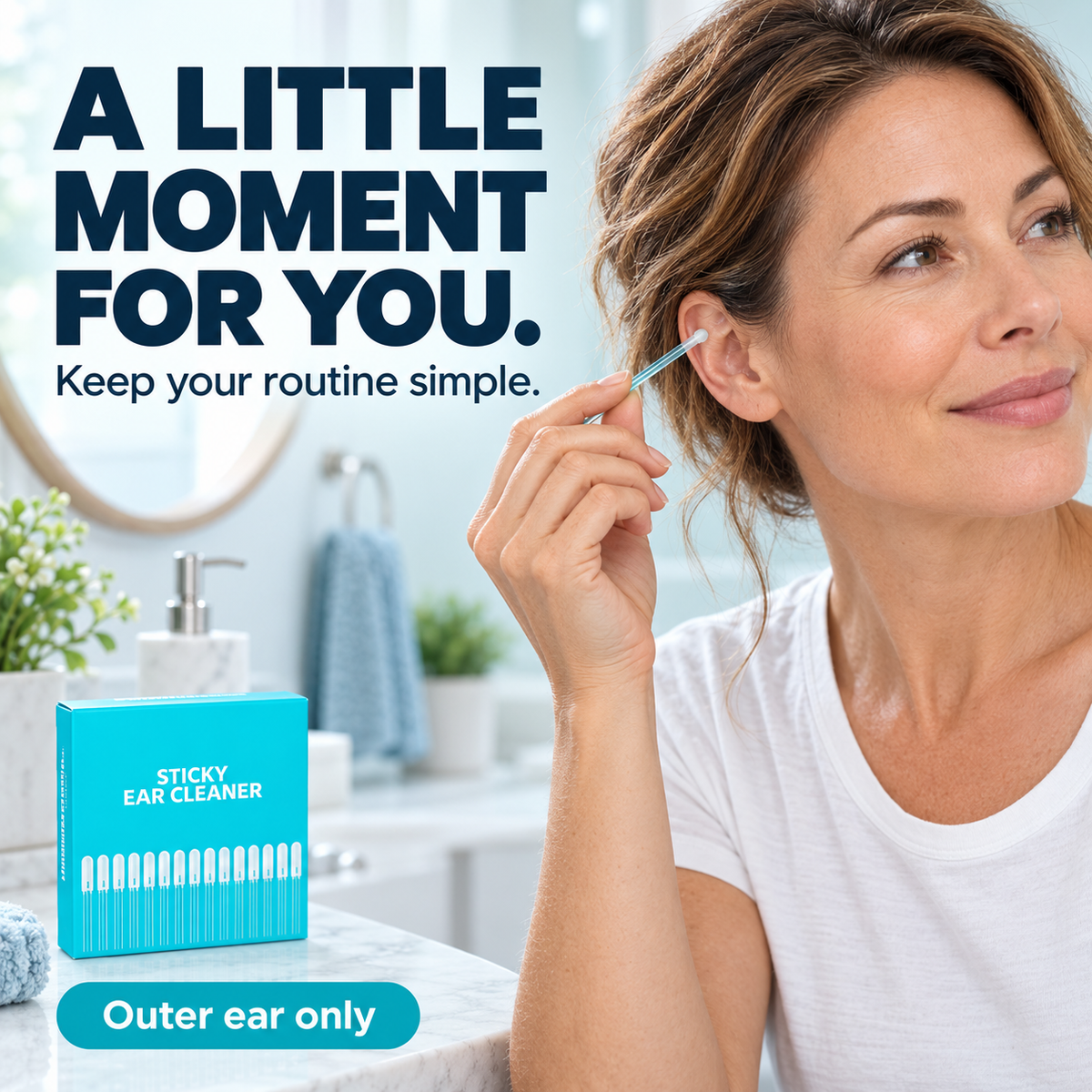 🔥Last Day 49% OFF 💦Sticky Ear Cleaning Sticks – Gentle, Visible Ear Care
