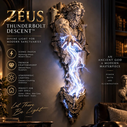 ⏰Limited Stock 50% OFF -  ⚡🌊 Mythological Sculpture Wall Lamp Collection 🏛️✨