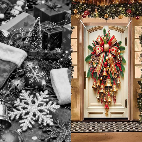 Christmas Bell Door Curtain（2D）