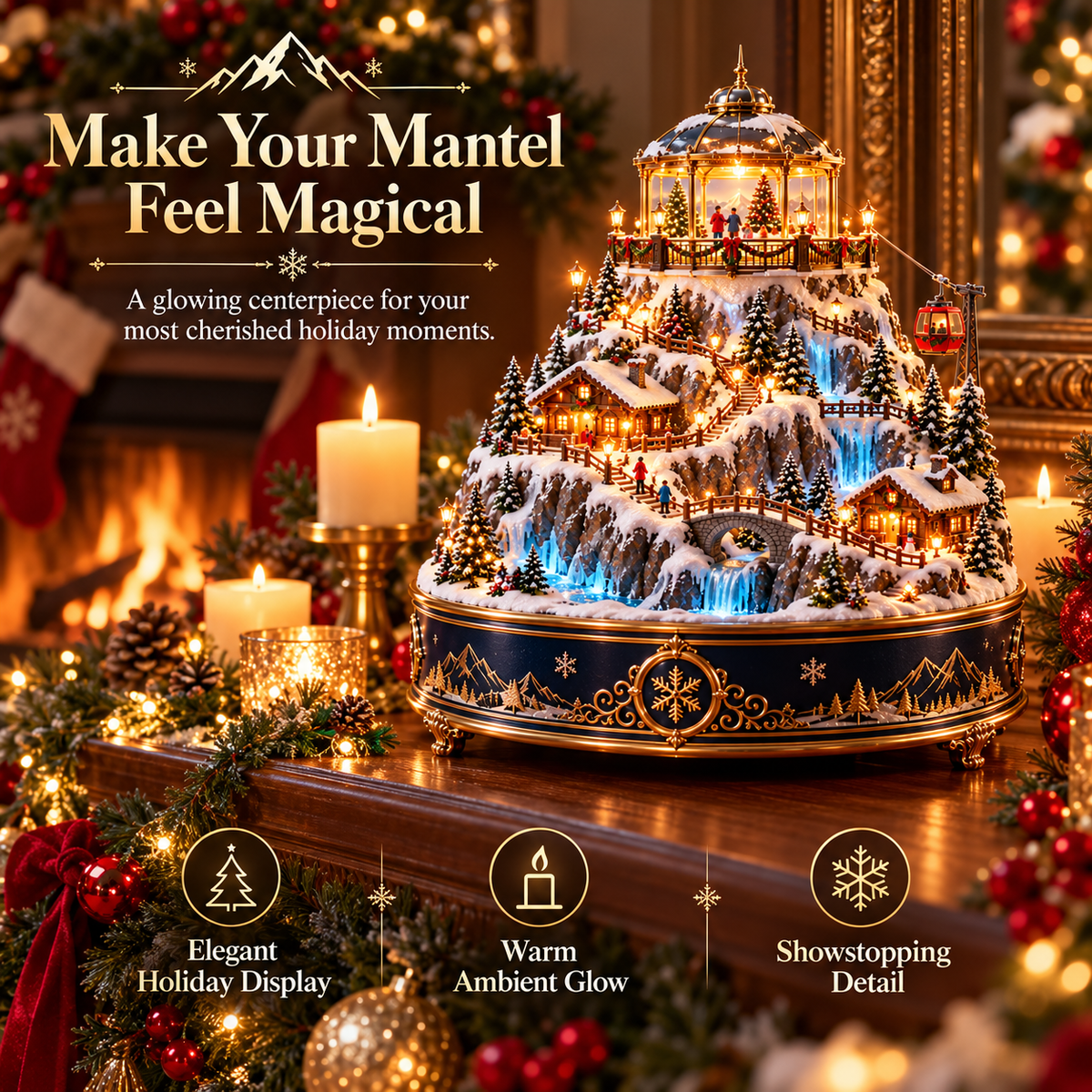 ❄️ Summit Observatory Music Box – A Winter Wonderland to Treasure Every Christmas ✨