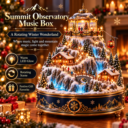 ❄️ Summit Observatory Music Box – A Winter Wonderland to Treasure Every Christmas ✨