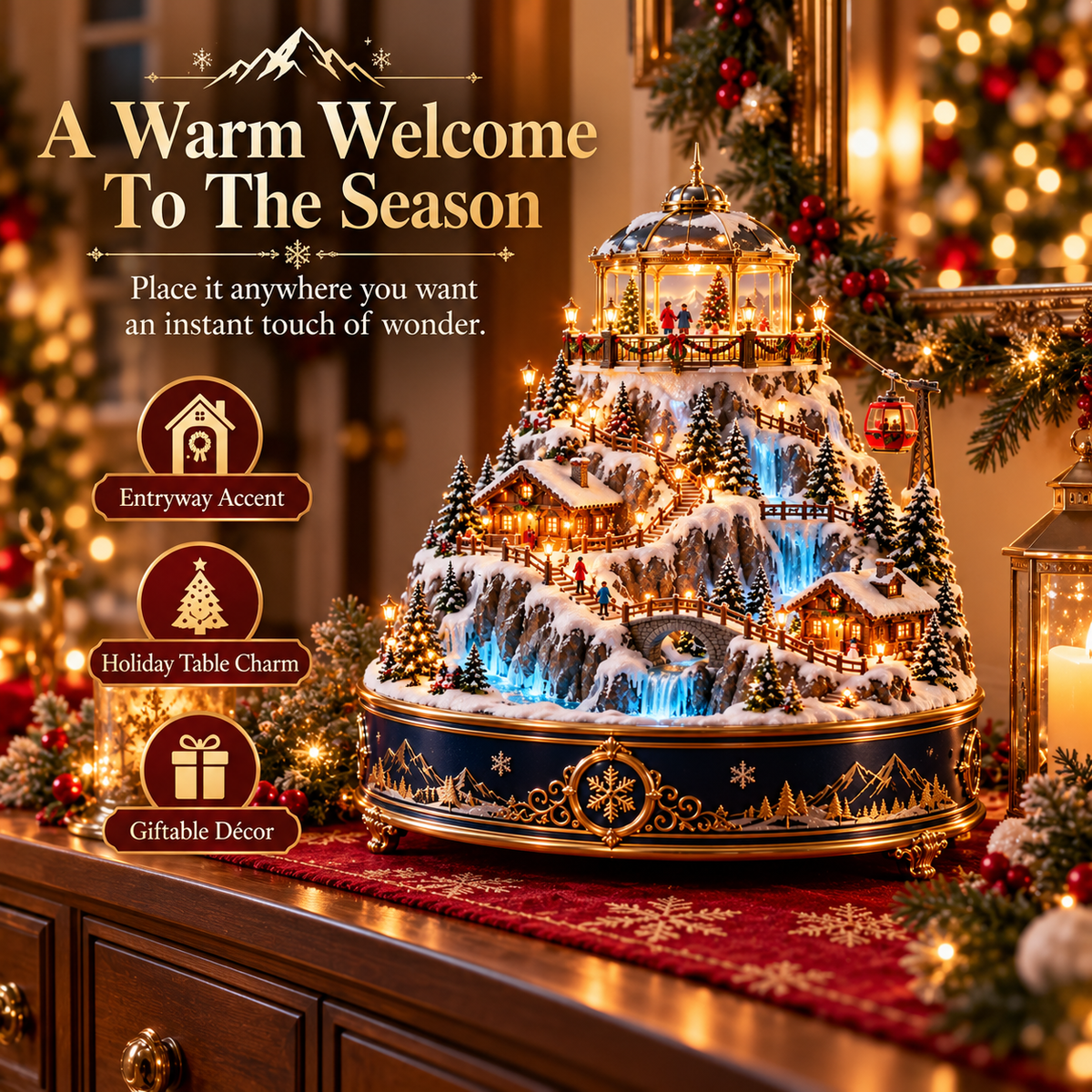 ❄️ Summit Observatory Music Box – A Winter Wonderland to Treasure Every Christmas ✨