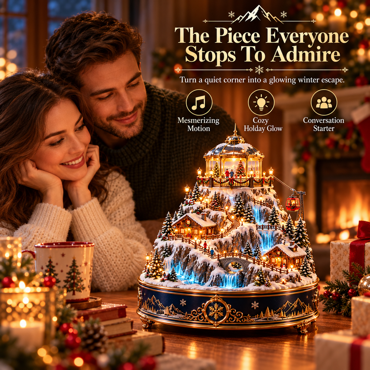 ❄️ Summit Observatory Music Box – A Winter Wonderland to Treasure Every Christmas ✨