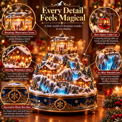 ❄️ Summit Observatory Music Box – A Winter Wonderland to Treasure Every Christmas ✨