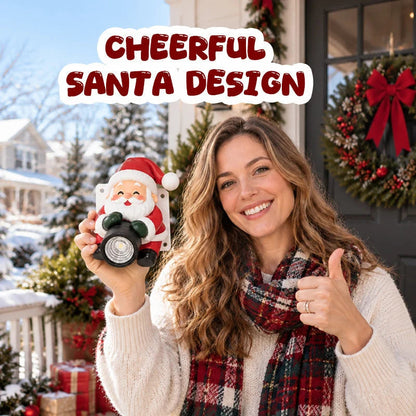 🎅 Santa Christmas Welcome Projector – Festive Greeting Light with Remote Control & Adjustable Angle ✨