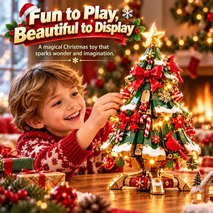 🔥 LAST DAY 50% OFF 🔥 Egg-to-Christmas Tree™ Magical Transforming Toy – Cardinal Christmas Tree Holiday Gift 🎄🎁✨