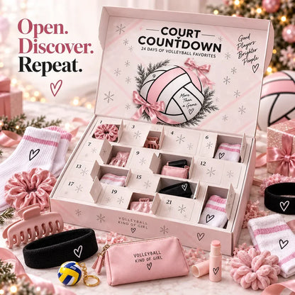 ✨Last Day 50% OFF✨🏐 Court Countdown™ – 24 Days of Volleyball Christmas Surprises